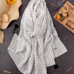 شال خالخالی سفید