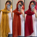 شال برشکا شاین خردلی