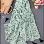 شال شکوفه سفید پاستلی