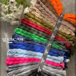 شال پفکی رنگی