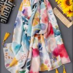 شال فلاور رنگارنگ