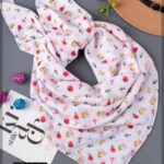 روسری قواره 100 رز سفید