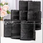 روسری ابریشم مشکی