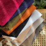 شال مخمل  نگین دار