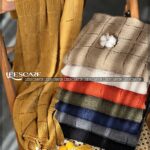 شال چهارخونه پاییزی