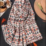 شال سرخپوستی پاییزی(ایراد جزئی)