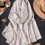 شال چهارخونه پاییزی