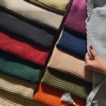 شال پلیسه موهر مربعی