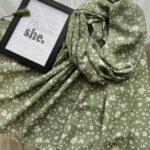 شال بابونه پاستلی (ایراد جزئی)