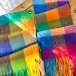 شال پینترستی چهارخونه کد 7