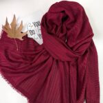 شال کبریتی زرشکی (ایراد جزئی)