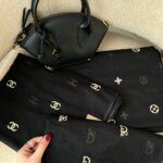 شال حریر دو لایه مارک