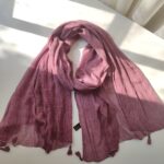 شال سنگشور ارغوانی (ایراد جزئی)