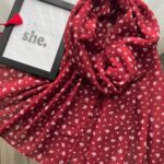 شال رد فلاور