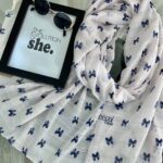 شال پاپیون آبی (ایراد جزئی)