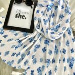 شال پلیسه بلو سامر