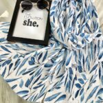 شال پلیسه بلو گاردن (اوت لت)