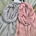 شال لینن صورتی (اوت لت)