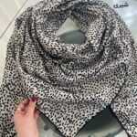 روسری برفکی شیری