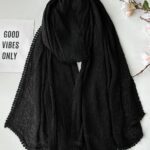 شال دور سکه ای مشکی (ایراد جزئی)