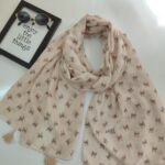 شال پاپیون کرمی (اوت لت)