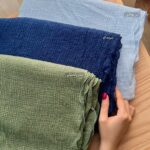 شال عروسکی آبی روشن (اوت لت)