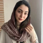 شال ژاکارد CK موکا