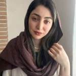 شال ژاکارد CK شکلاتی