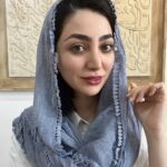 شال ژاکلین آبی روشن