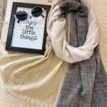 شال لینن پترن کد3 (اوت لت)