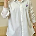 شومیز وارداتی شکوفه ویولت