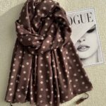 شال موهر شکوفه موکا