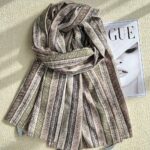 شال موهر راه راه گرین