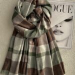 شال موهر چهارخونه گرین