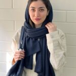 شال بافت سرمه ای