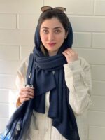 شال بافت سرمه ای