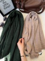 شال بافت ( blue scarf ) - Image 8