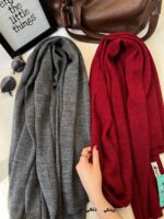 شال بافت ( blue scarf ) - Image 5