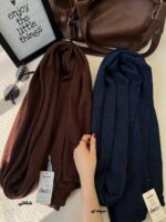 شال بافت ( blue scarf ) - Image 4