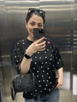 تیشرت خالخالی