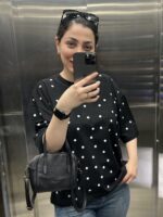تیشرت خالخالی - Image 3